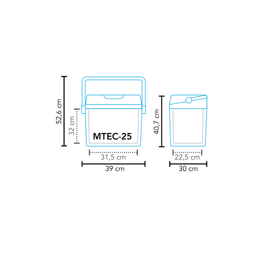 Glacière thermoélectrique MTEC-25 AC/DC