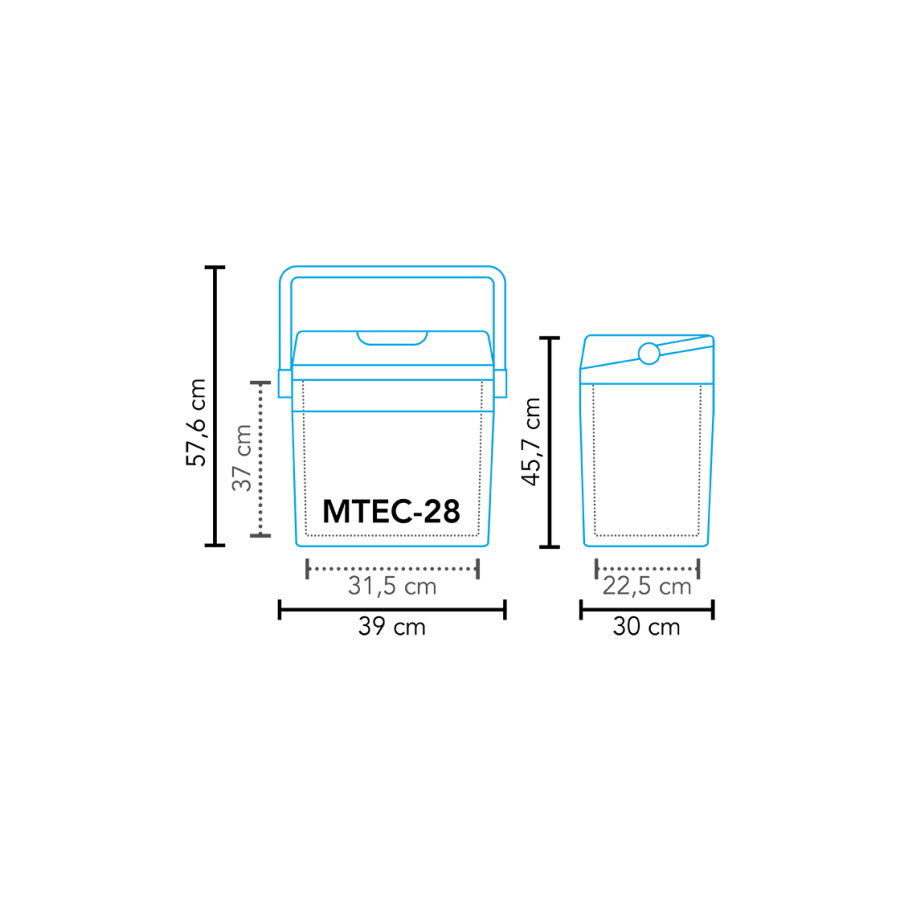 Glacière thermoélectrique MTEC-28 AC/DC