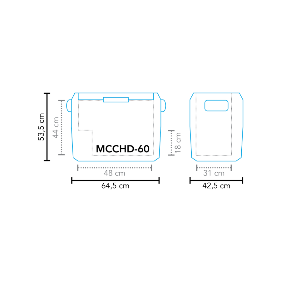 Compresseur de glacière MCCHD-60 AC/DC