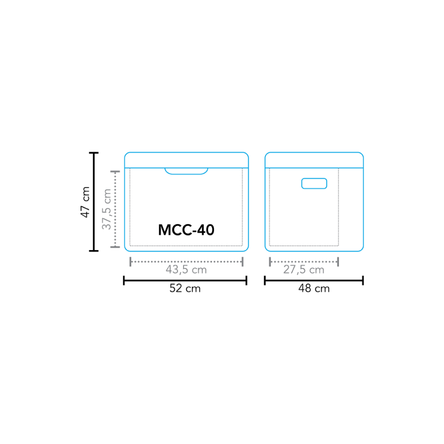 Compresseur de glacière MCC-40 AC/DC