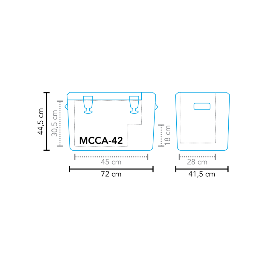 Compresseur de glacière MCCA-42 AC/DC